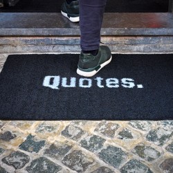 Tapis d'entrée extérieur personnalisable Nylon