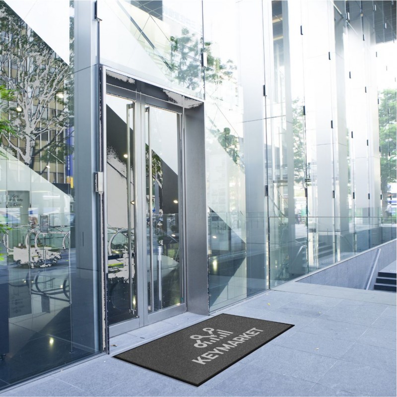 Tapis d'entrée extérieur personnalisable Nylon