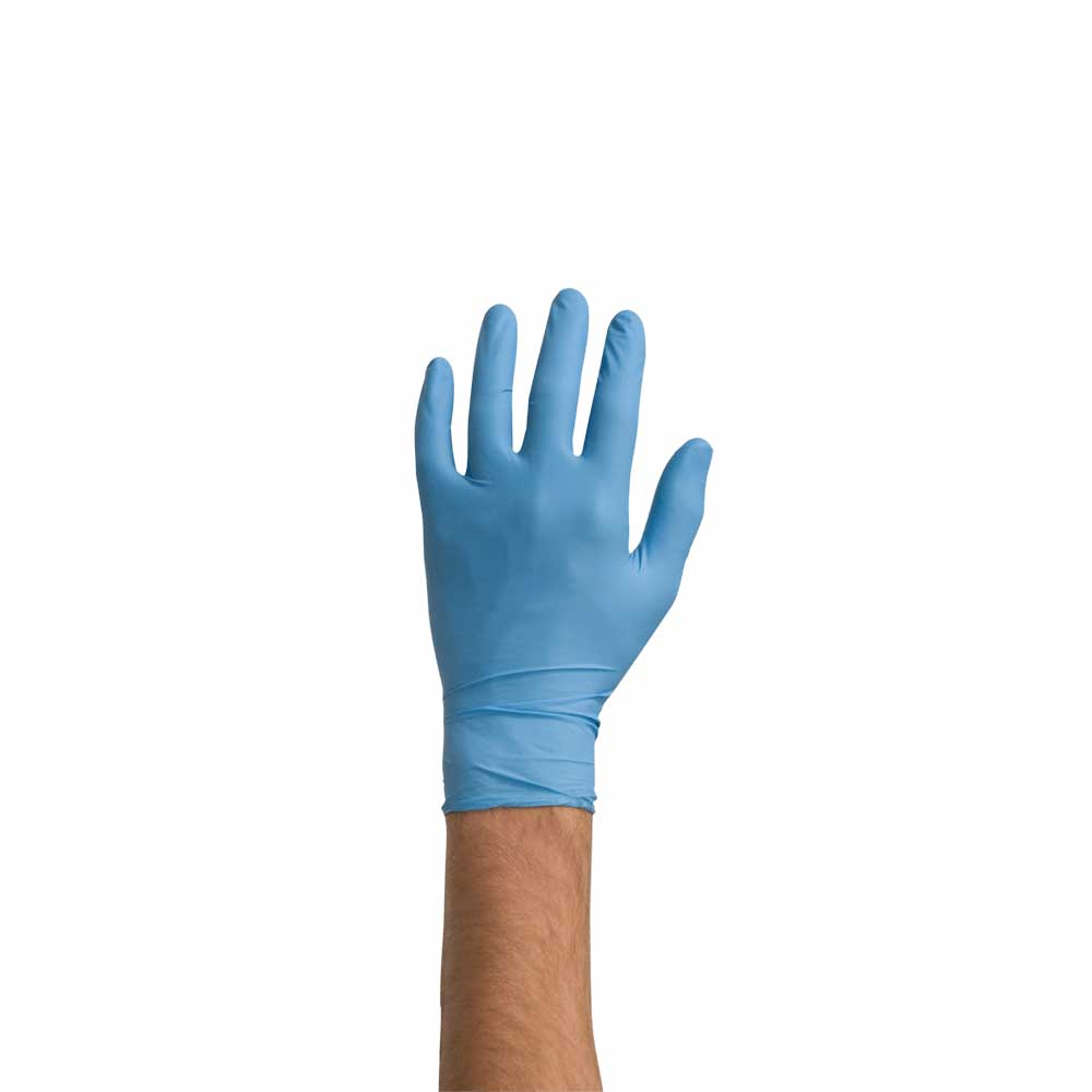 Gants Jetables Nitrile Bleus Taille L 100pcs