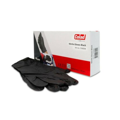 Nitrile Noirs taille M 60 pièces