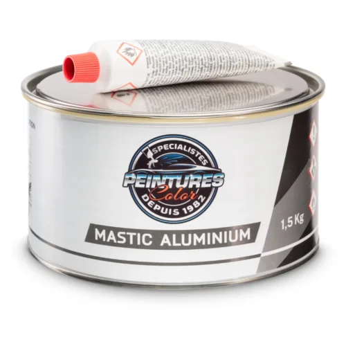 Mastic Métallisé Carrosserie 1,5kg – Haute Adhérence pour Réparations Auto | Filler Renforcé Métal