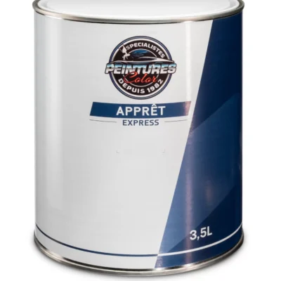 Kit complet 2 Apprêts Acryliques HS Express 4:1 7L – Noir + Blanc + Catalyseur 1.75L – Carrosserie Auto