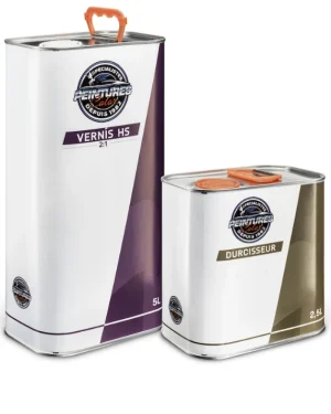 Kit Vernis Acrylique Polyuréthane HS 2:1 + Catalyseur – Carrosserie Auto
