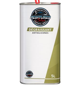 Dégraissant Antisilicone – Nettoyage Pré-Peinture Carrosserie & Plastiques – Incolore 5L